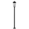 Z-Lite Gannon 3 Light Outdoor Post Mounted Fixture, 12in. W x 124in. H, Black 5008PHXLS-536P-BK - alternate 3